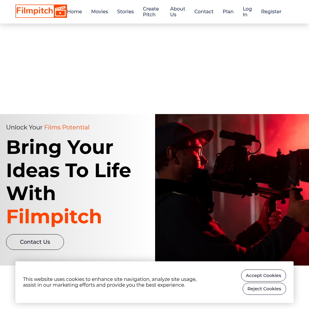 Filmpitch.ai - AI Movie Idea Generator & Film Pitch Platform