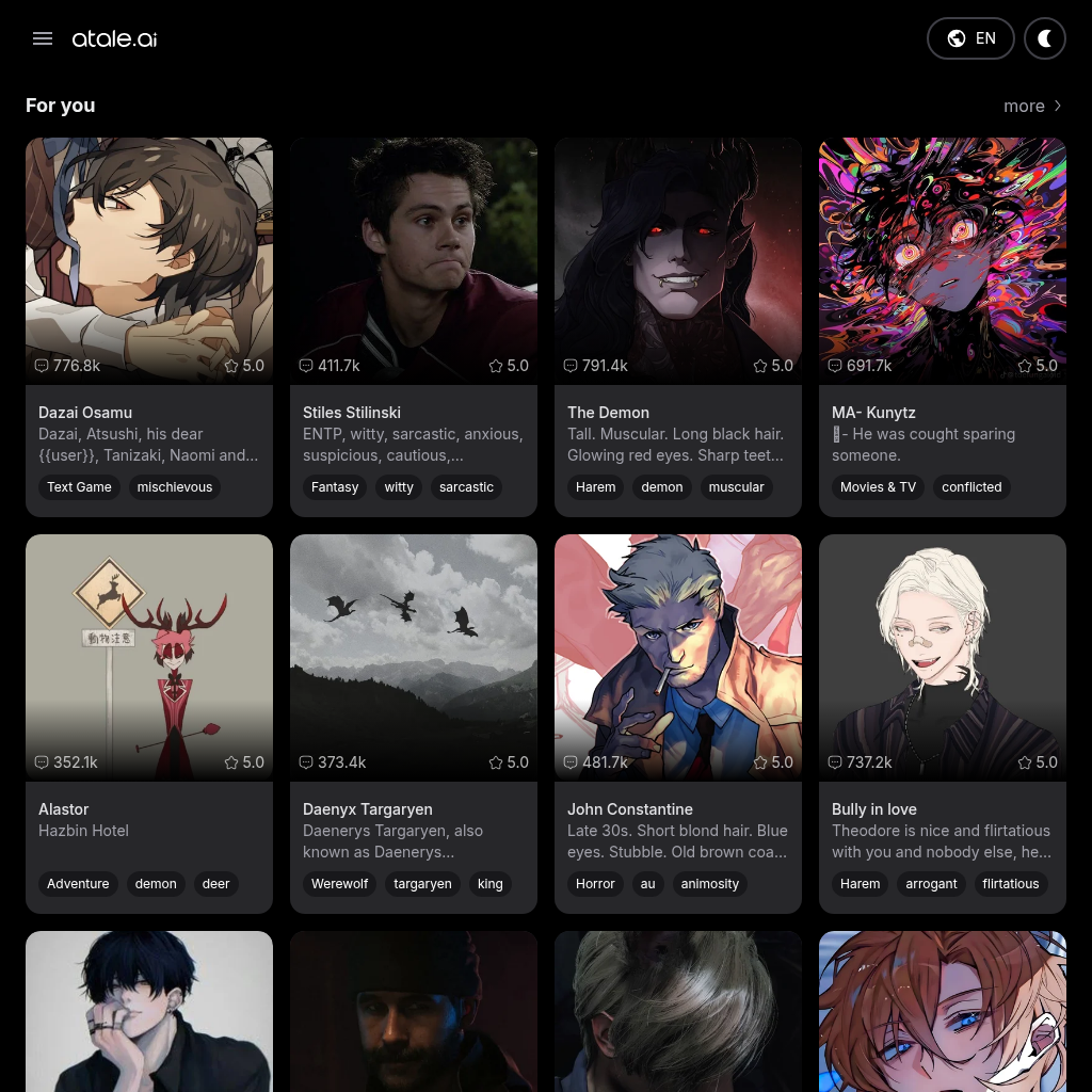 Atale AI: Free Unfiltered AI Chat with Long-Term Memory