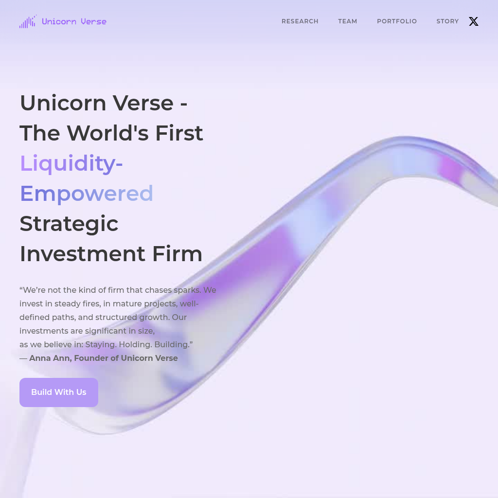 Unicorn Verse | Liquidity-Empowered Web3 Investment Firm