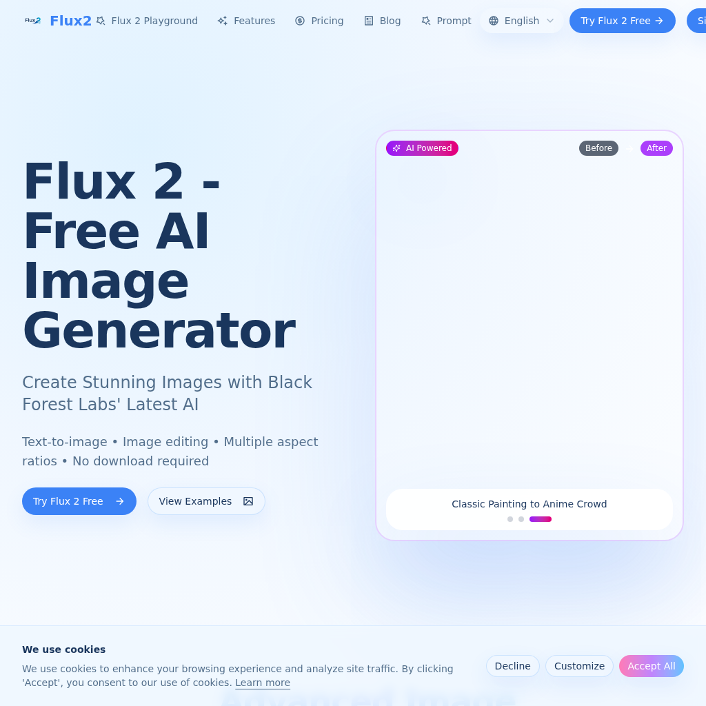 Flux2 AI: Free AI Image Generator | Text to Image Online