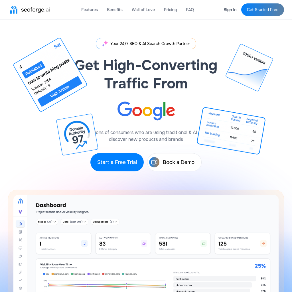 seoforge.ai: AI SEO Partner for Search Growth