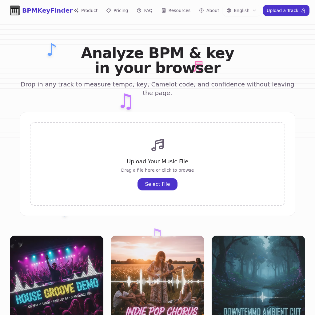 BPMKeyFinder - Accurate Song BPM & Key Analyzer