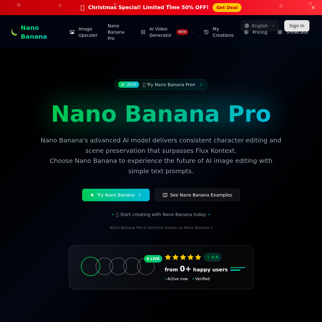 Nano Banana AI Image Generator: Edit Images with Chat