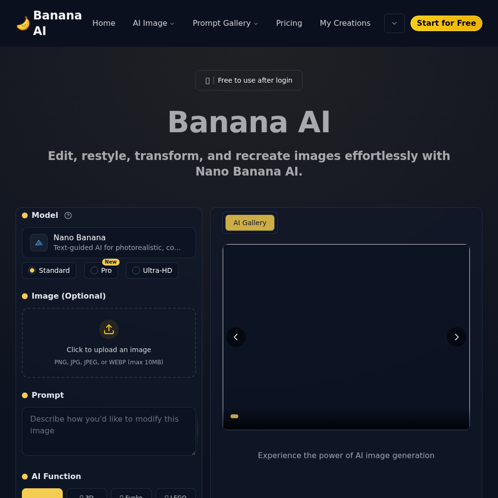 Banana AI – Free AI Photo Editor & Image Generator