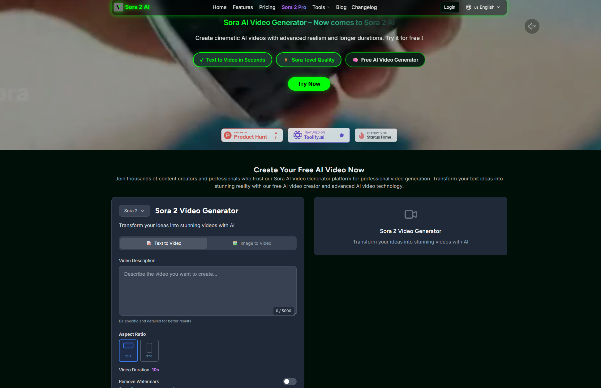 Sora AI Video Generator (Sora 2) – Best AI Video Maker 2025