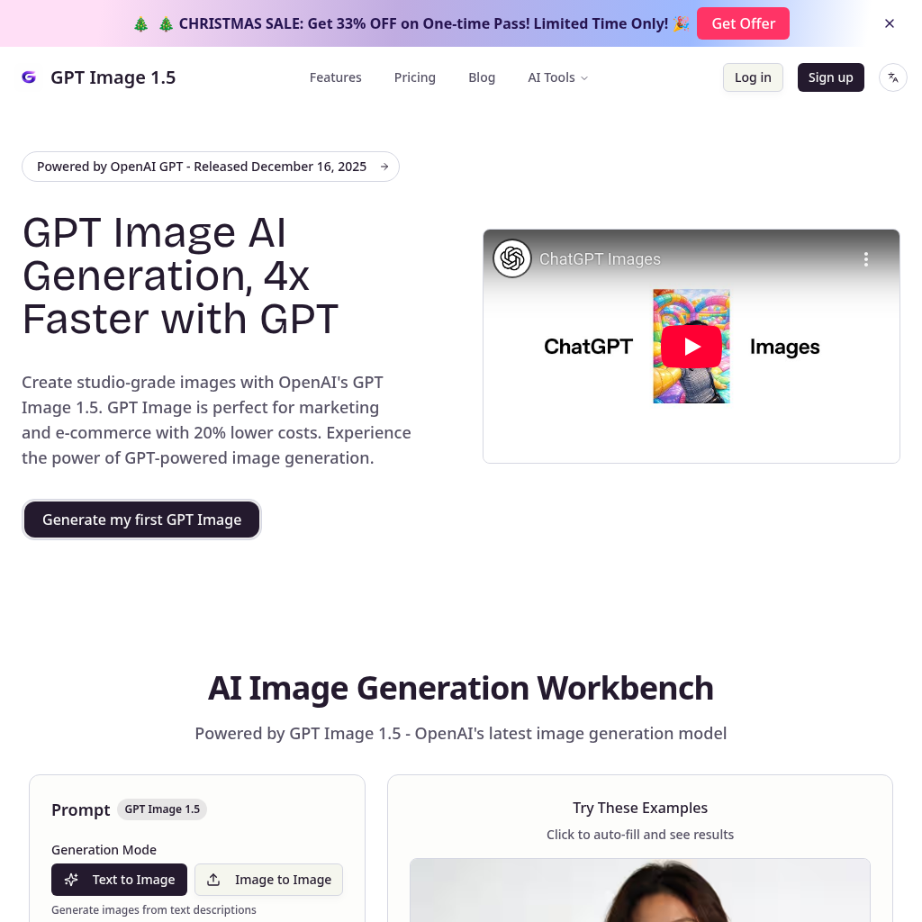 GPT Image 1.5 - OpenAI's Revolutionary AI Image Generation