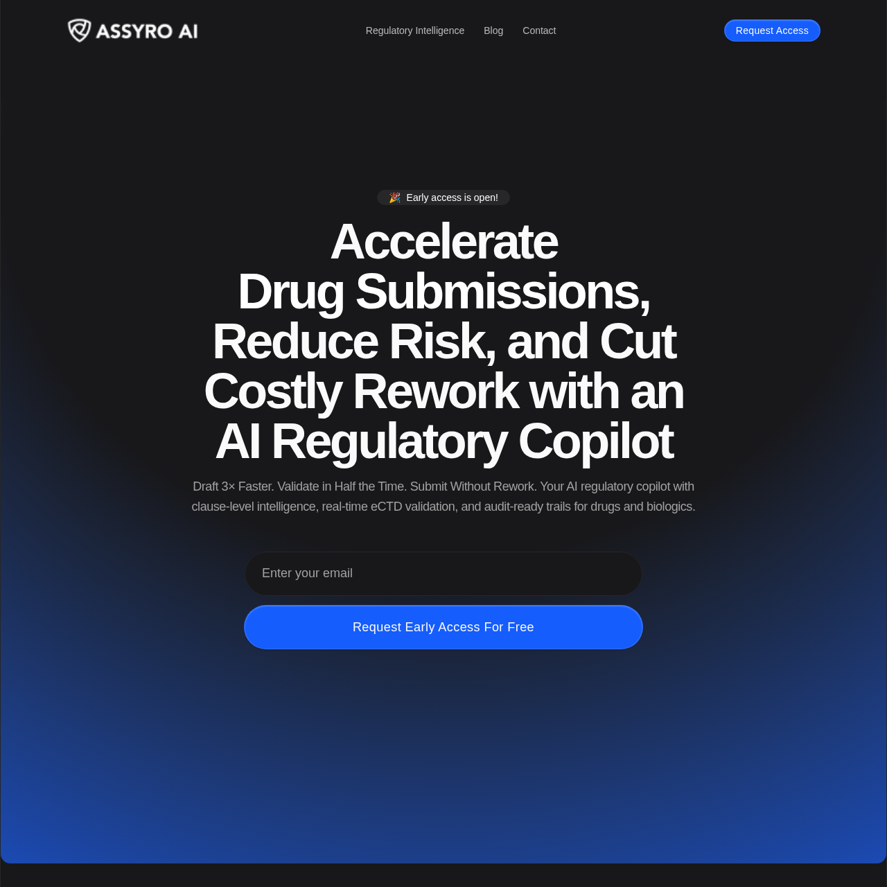 Assyro AI: Regulatory Copilot for Pharma & Biotech