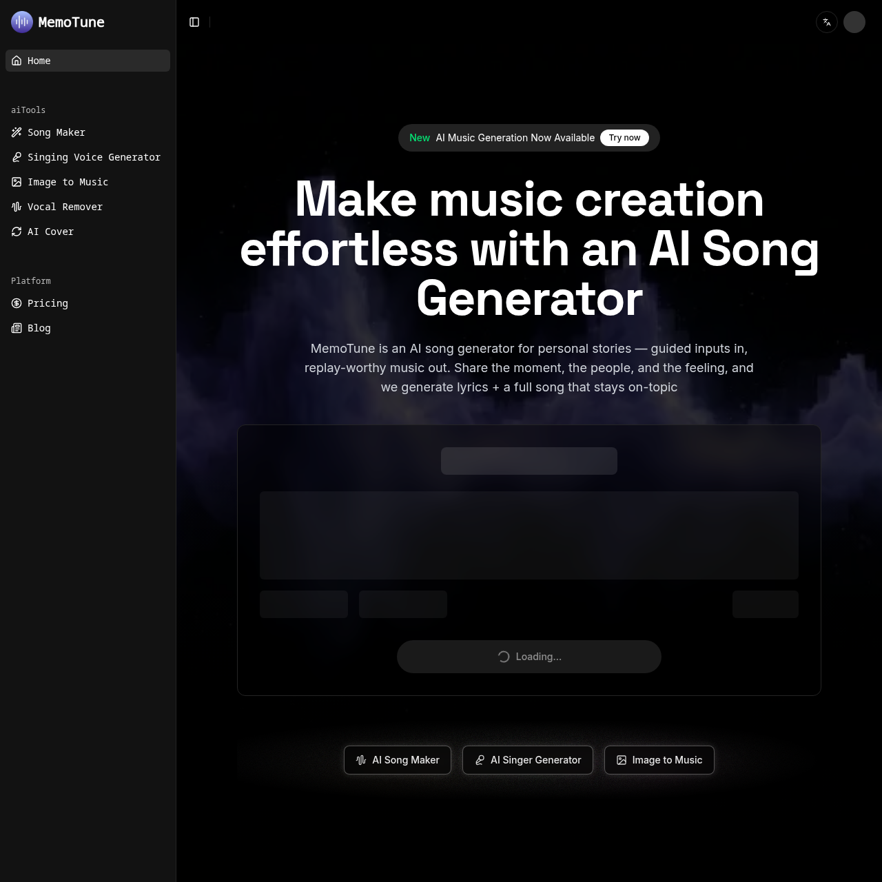 MemoTune AI Song Generator: Turn Stories into Music