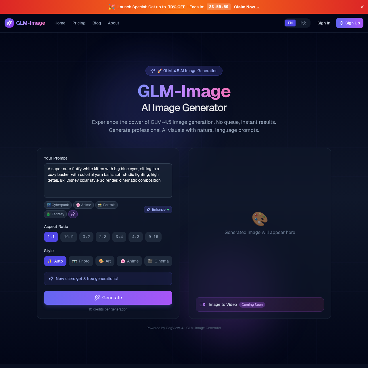 GLM-Image: Free GLM-4.5 AI Image Generator Online [2026]