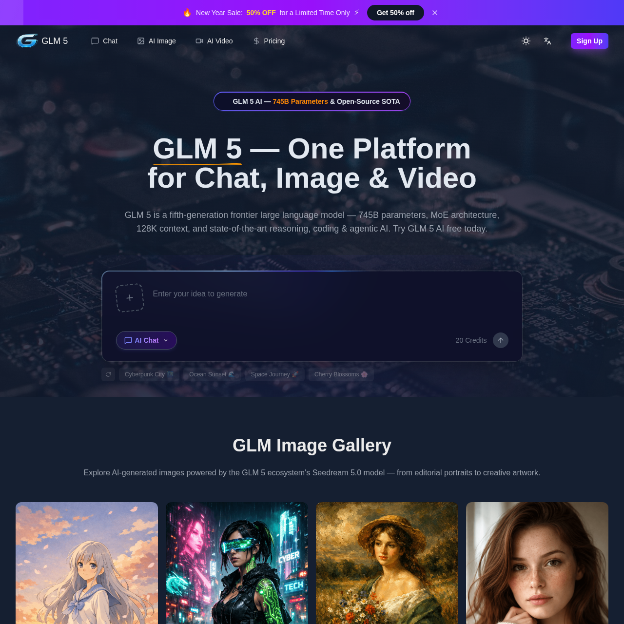GLM 5 AI: Next-Gen Frontier LLM for Chat, Image & Video