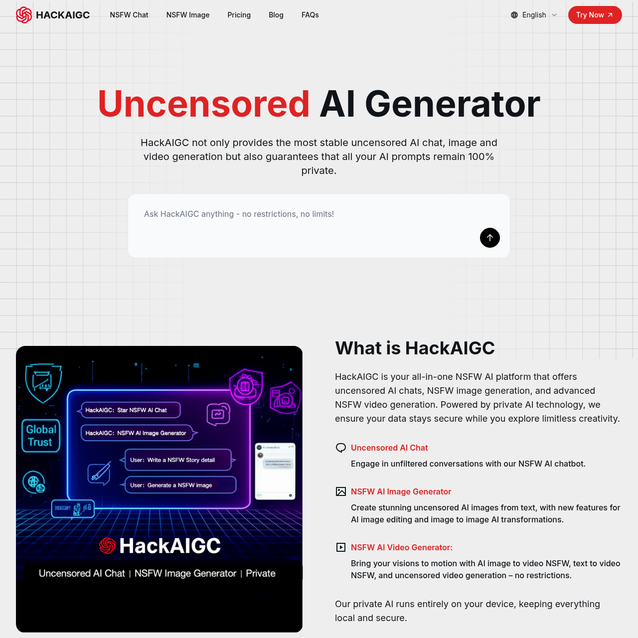 HackAIGC: Uncensored AI Chat, Image & Video Generator | Free