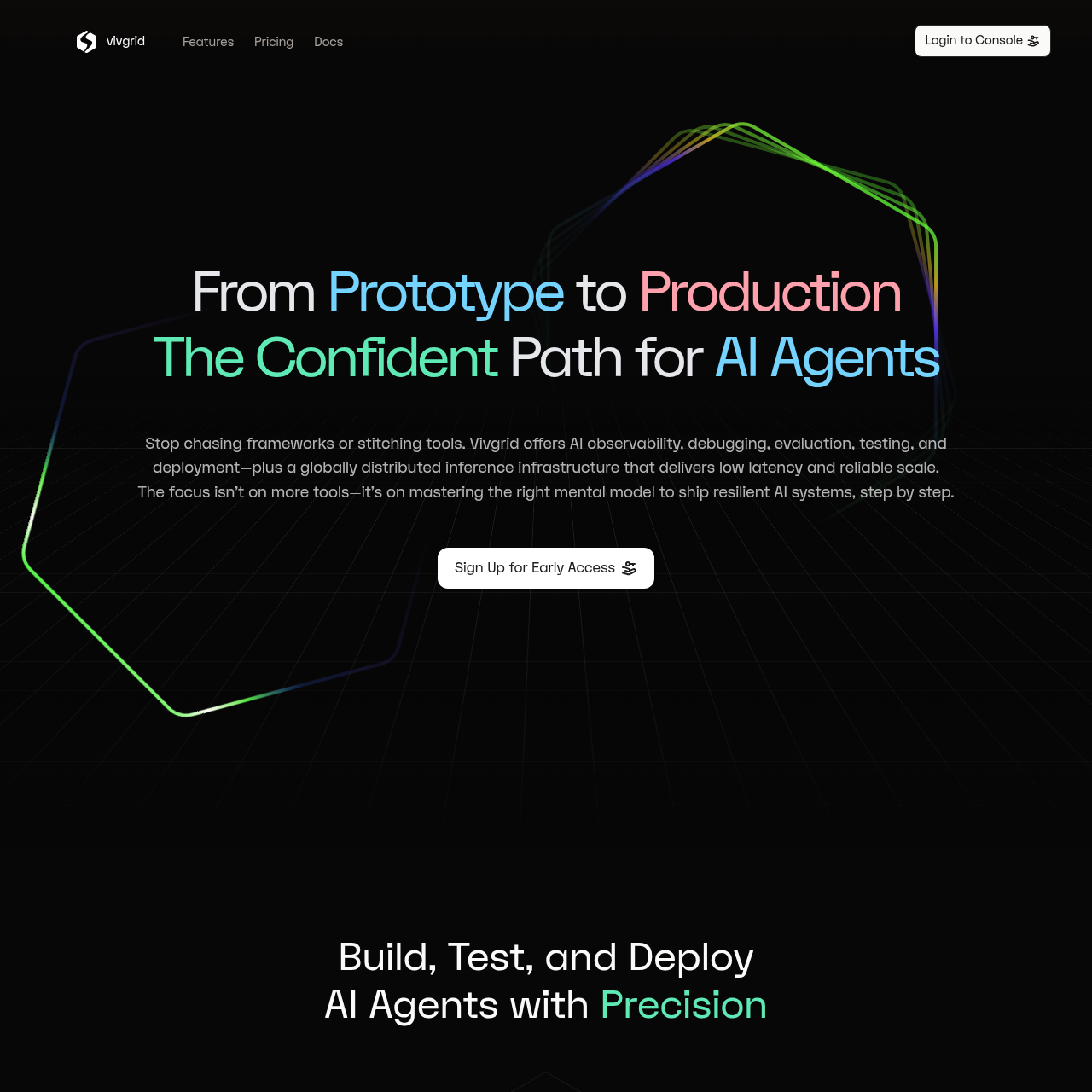 Vivgrid: Build, Evaluate & Deploy AI Agents with Confidence