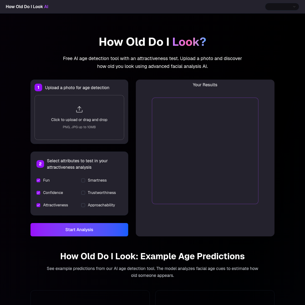 How Old Do I Look AI Test - Free Age Detection Tool
