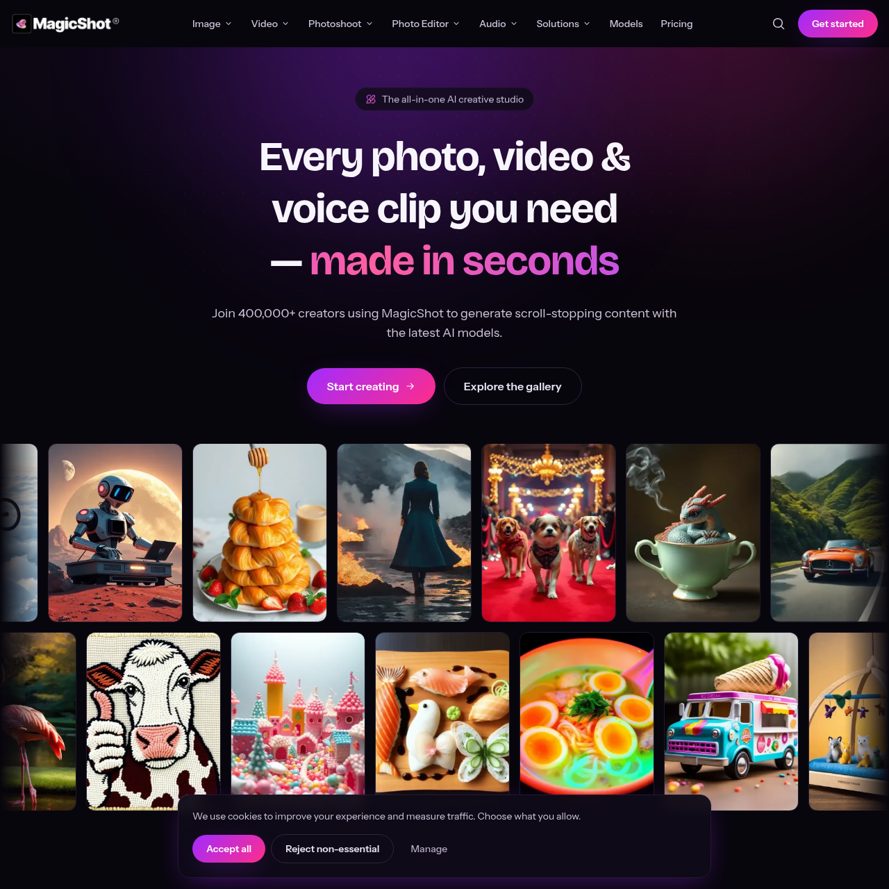 AI Image, Video & Audio Generator | MagicShot
