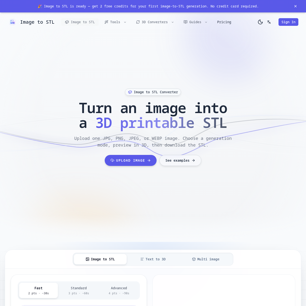 Image to STL Pro | Convert Images to 3D Printable STL Files