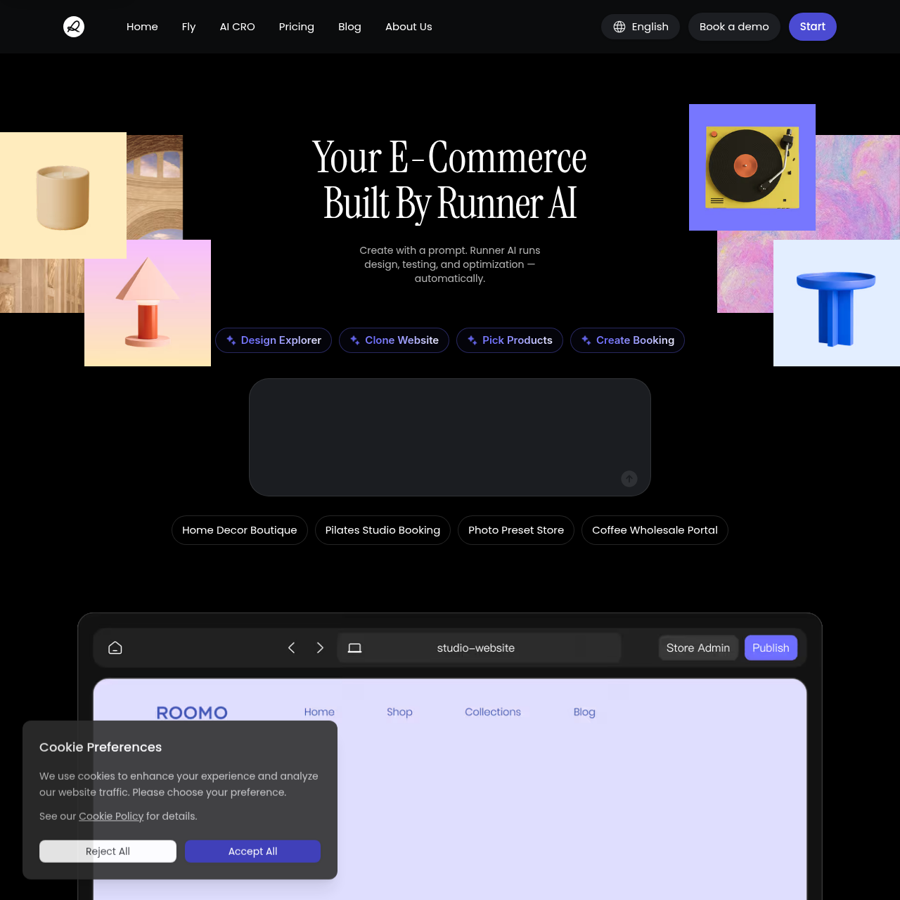 Runner AI | AI Ecommerce Website Builder