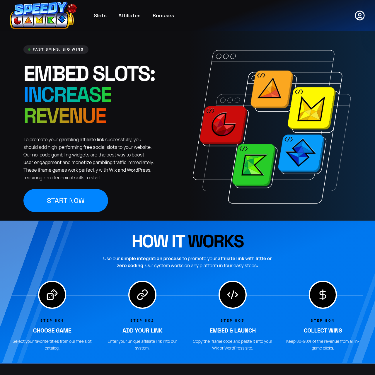 Speedy Games | Free Slot Widgets for Webmasters & Affiliates
