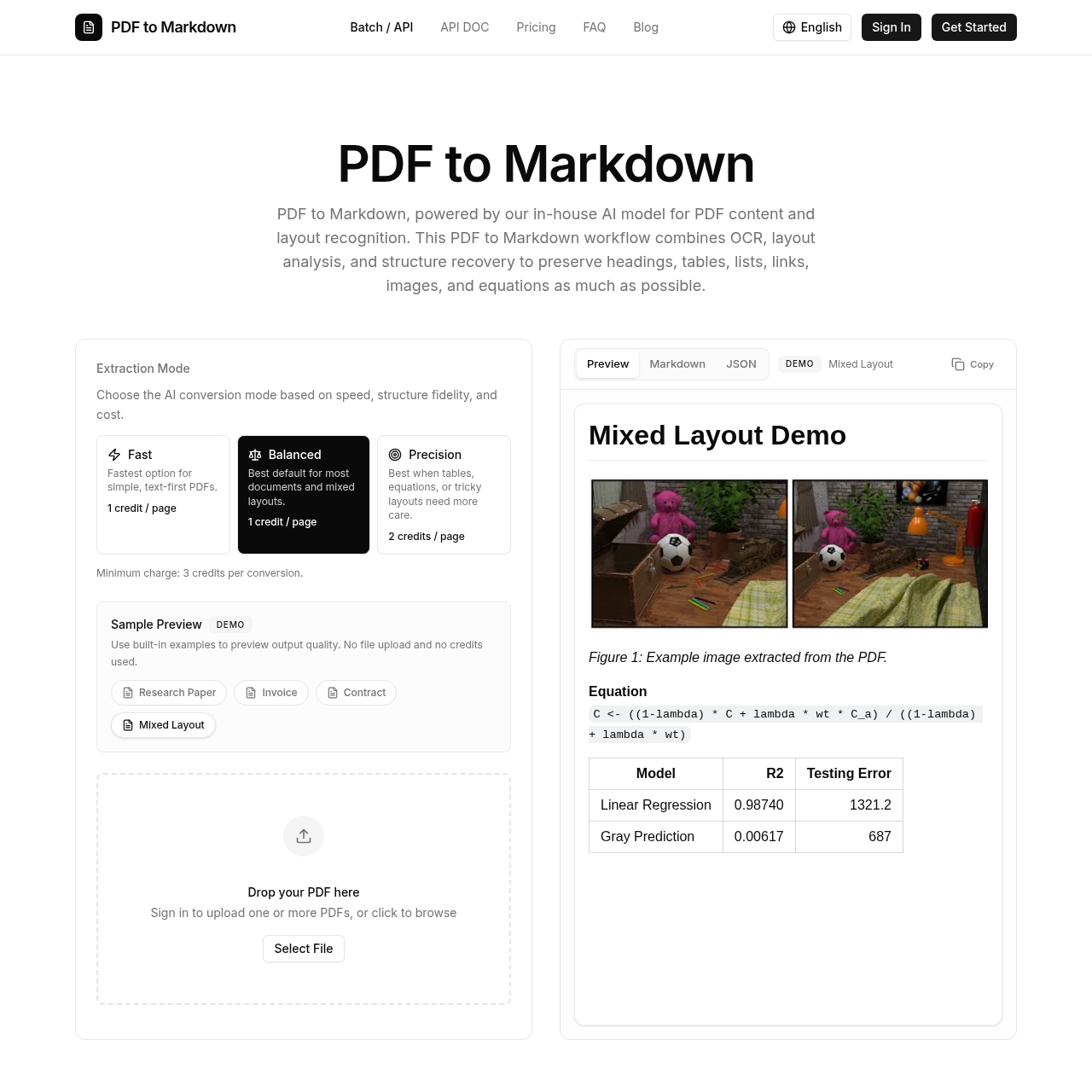 PDF to Markdown AI Converter | PDF to Markdown