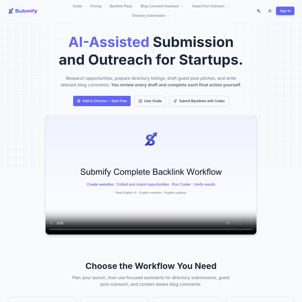 Submify | AI Directory Submission & Outreach Tool