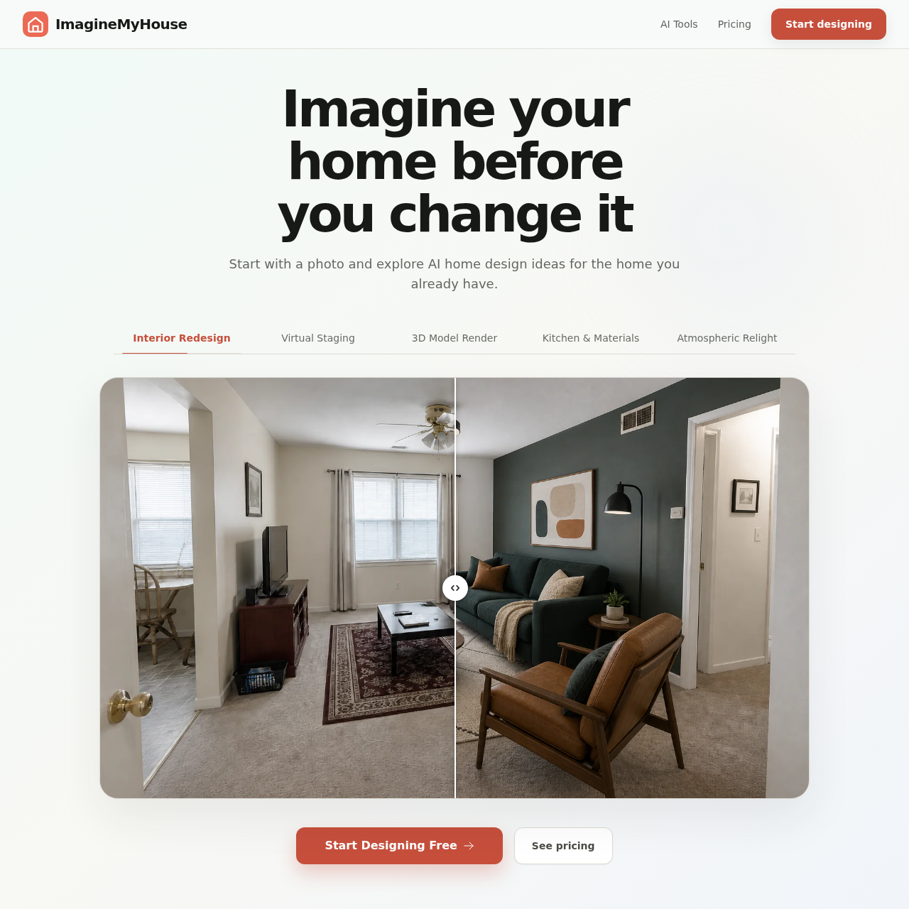 AI Home Design from Photos | ImagineMyHouse
