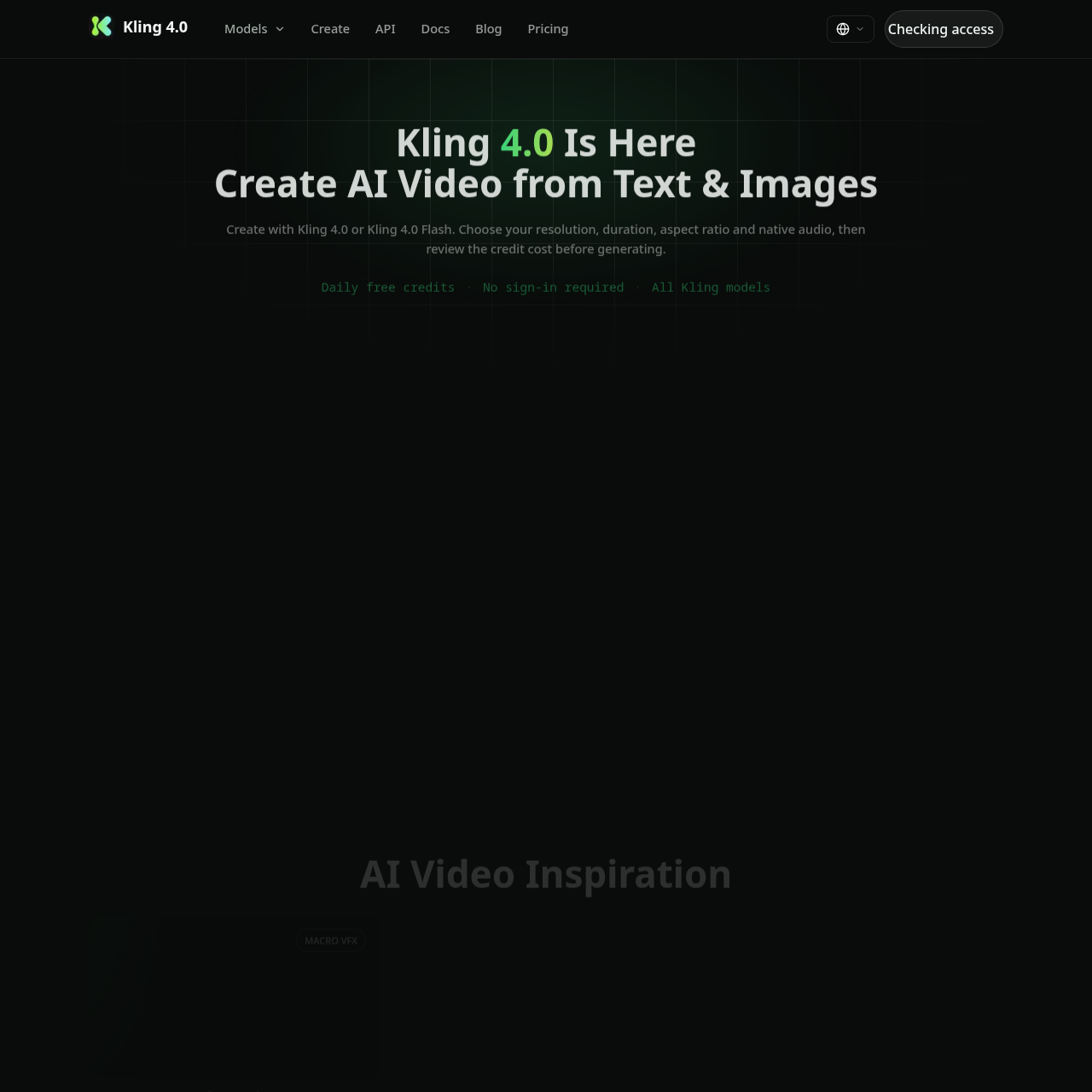Kling 4.0 AI Video Generator | Text to Video & Image to Video