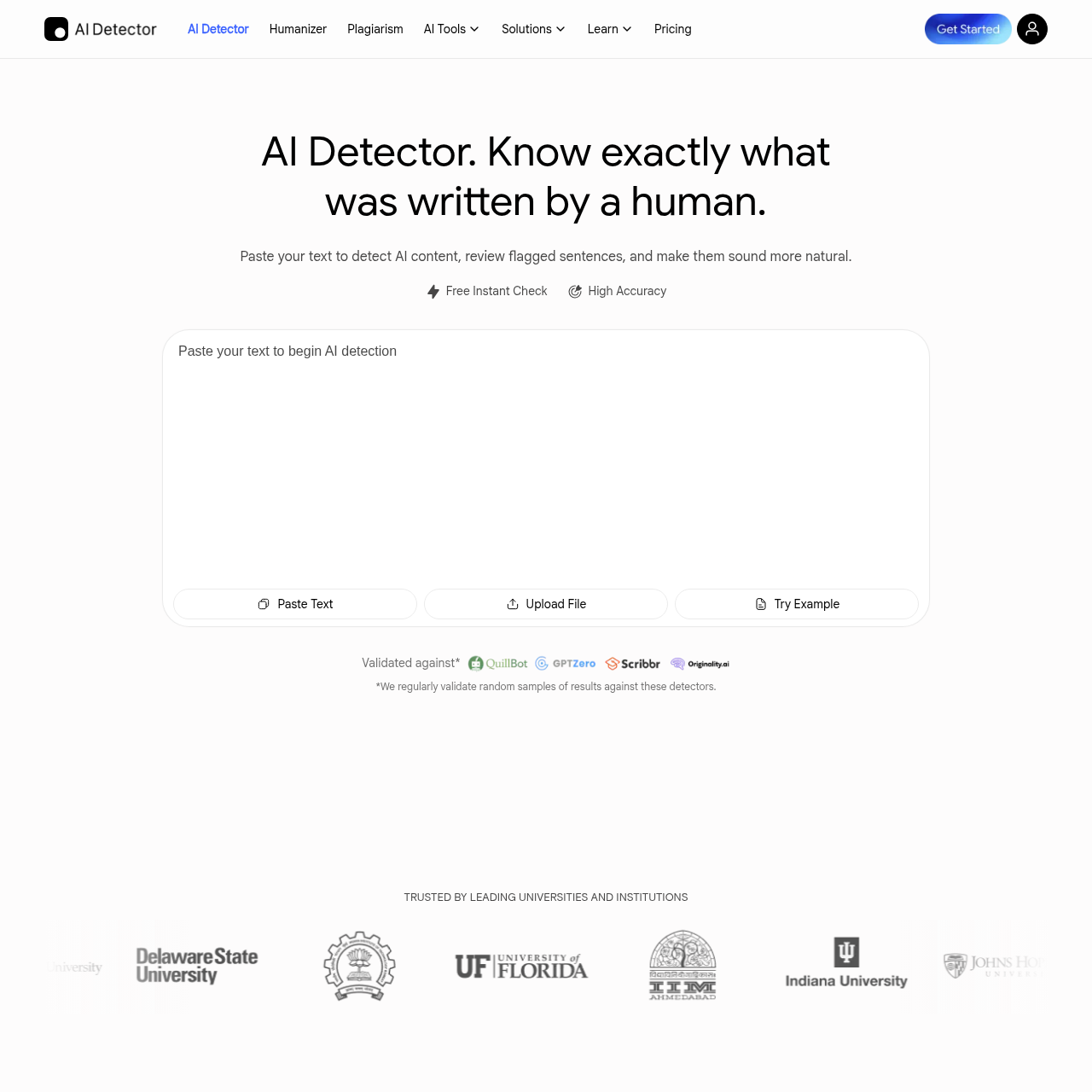AI Detector | Free ChatGPT, Claude & Gemini AI Text Detection