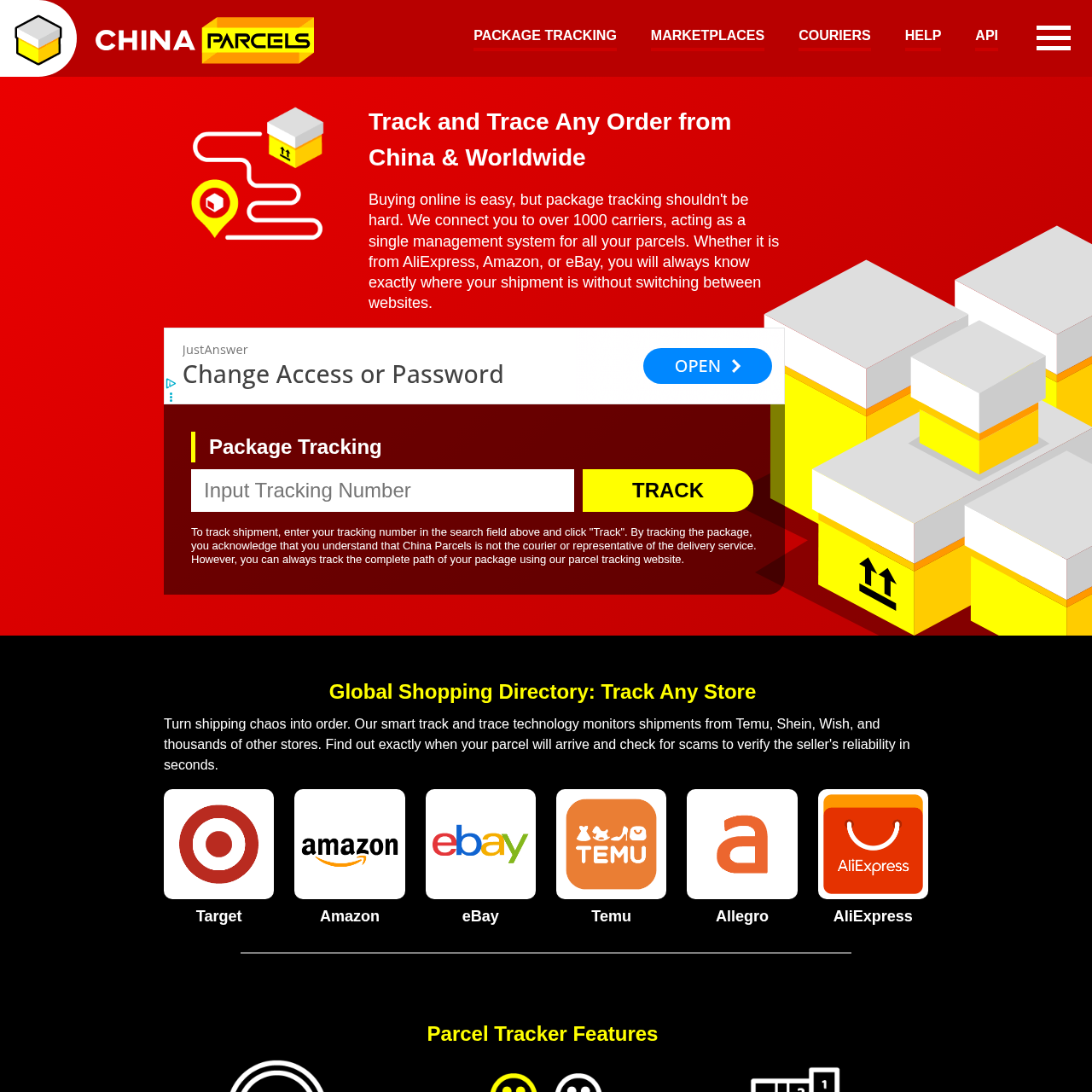 China Parcels: Universal Package Tracking & Parcel Manager