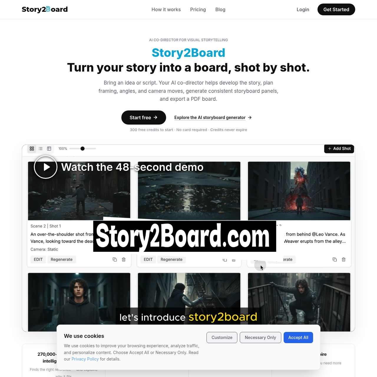 Story2Board AI Storyboard Generator | Co-Director for Shot Planning